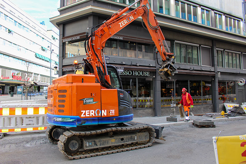 GRAVEMASKIN ELEKTRISK, BELTEGÅENDE 8,1-11,0 tonn GRAVEMASKIN ELEKTRISK, BELTEGÅENDE 8,1-11,0 tonn